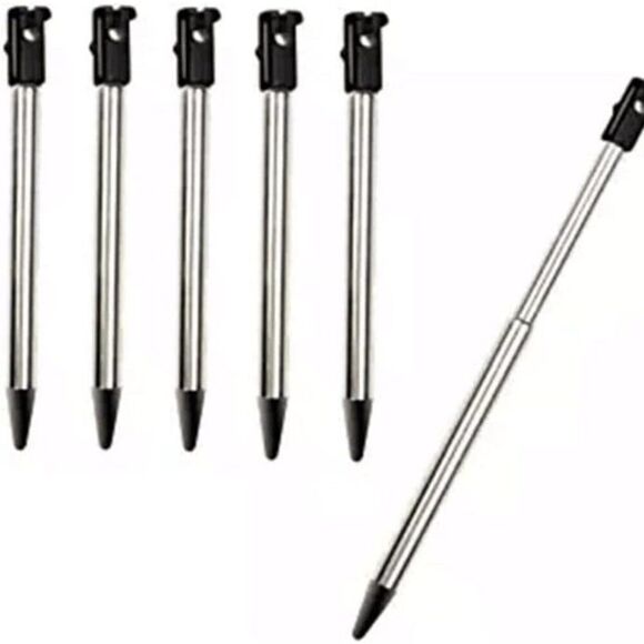 NWT Set of 2 Packs of 3 (6) Telescoping Precision Stylus Pens For Nintendo 3DS - Picture 1 of 4